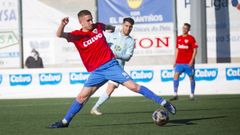 Remeseiro, este domingo en As Eiroas en el partido frente al Viveiro, que acab� 0-0
