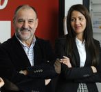 Jos� Luis Docampo y su hija Olalla llevan las riendas del grupo. 