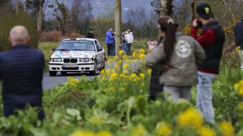 El rali, en su paso por Cerceda, en una foto del 2022