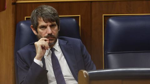 Ernest Urtasun en el Congreso de los Diputados.