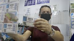 Los d�cimos de Navidad ya se venden para turistas en Ourense