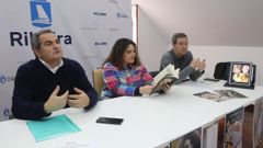 Xo�n Hermida, Ant�a Alberte y Carlos Cimadevila presentaron las actividades