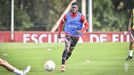 Puma Rodríguez en un entrenamiento