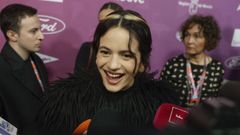 Rosal�a, en una imagen de noviembre del 2025 en la gala de Los40 Music Awards