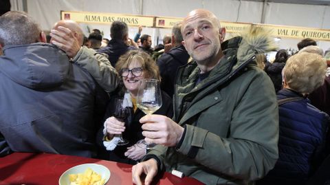 En la feria de Quiroga se puede probar vino de diferentes subzonas de la denominacin de origen Ribeira Sacra