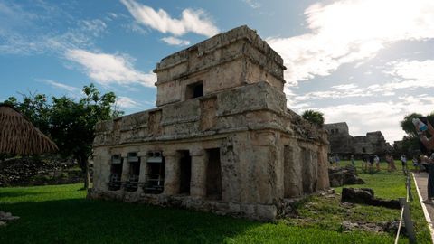 El conjunto arquelógico de Tulum, una de las ciudades más impresionantes de la civilización maya.