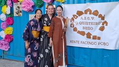 Haruna, Ic�a e Yoshimi, no concerto que ofreceron en Bu�o