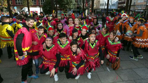 Fiestas de carnavales en los colegios de Barbanza