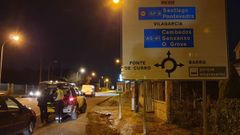 El conductor dio 0.94 en el test de alcoholemia antes de huir desde Pontevedra a Barro