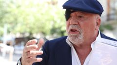 El excomisario Jos� Manuel Villarejo, este jueves, a su salida de la Audiencia Nacional