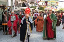 La Asociaci�n Cultural Afonso Eanes hizo una dramatizaci�n hist�rica dentro de la feria. 