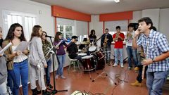 Clase de m�sica en el IES Ant�n Fraguas