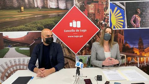 A la izquierda, Mauricio Repetto y a la derecha, Lara Mndez