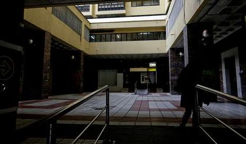 La calle Doctor Moragas, en la zona de Cuatro Caminos. 