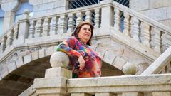 Caridad Gonz�lez, candidata socialista a la alcald�a de Muros.