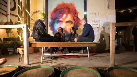 Seguimiento de la noche electoral de los l�deres de la CUP