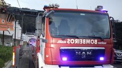 Imagen de archivo de una intervenci�n de los bomberos de Viveiro