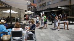 El Puerto de Sanxenxo en pleno mes de julio