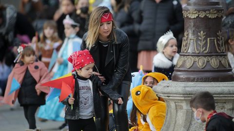 Animacin en el desfile infantil de disfraces