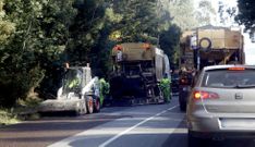 Las obras de asfaltado est�n casi listas y ahora falta pintar los tramos en los que se ha actuado. 