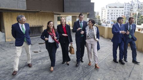La ministra Isabel Rodr�guez y la alcaldesa, In�s Rey, visitaron la Torre Efisa de Cuatro Caminos