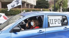Un grupo de veh�culos realiz� una caravana reivindicativa por la ciudad