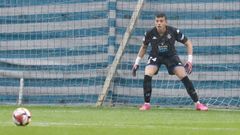 Alberto S�nchez, durante el partido entre la Real Sociedad B y el Deportivo