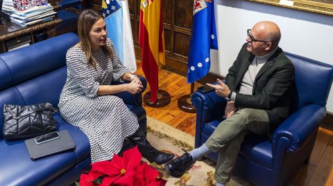 Reunión de José Manuel Baltar con Paula Rodríguez