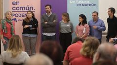 Foto de archivo de un acto de Podemos en Ourense.