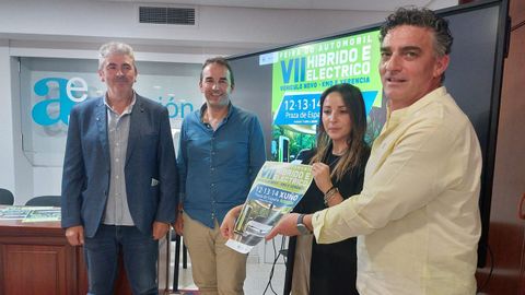 Antonio Teira, Juan Rey, Carmen P�rez y Francisco Mart�nez