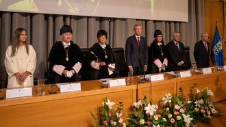 Acto de apertura del curso acad�mico 2026-2027 celebrado en la facultad de Ciencias Econ�micas de Vigo.