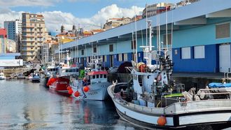 Pesqueros atracados en el puerto de Vigo, en la zona de O Berbs (foto de archivo)