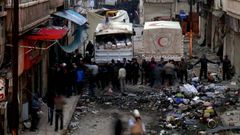 Ayuda humanitaria en Homs