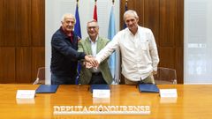 Manuel Seoane, Luis Menor y Jos� Antonio Blanco.