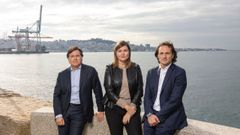 Los tres socios de la nueva oficina de Grant Thornton en Vigo