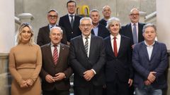 Reunin de la comisin ejecutiva del Eixo Atlntico en Lugo, donde se eligi a Miguel Fernndez como presidente