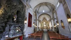 En la c�pula de la nave central de la iglesia de Vilalba han aparecido partes deterioradas