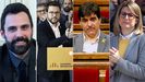 Roger Torrent (1979); Pere Aragon�s (1982); Sergi Sabri� (1975); Elsa Artadi (1976)