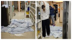 Inundacin en el centro de salud de Fene