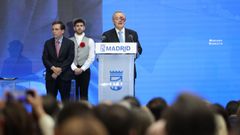 Mariano Barbacid, en el acto de entrega de la Medalla de Honor de Madrid