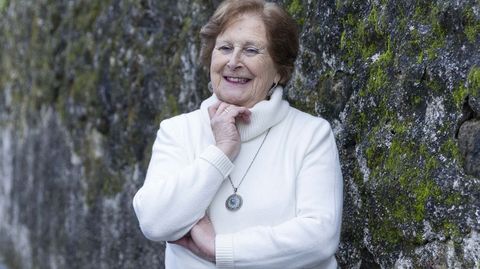 Carmen V&aacute;zquez Canosa, Carmi&ntilde;a, fotografada este luns 