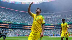 Lyle Foster, en el partido inaugural del Mundial ante M&eacute;xico.