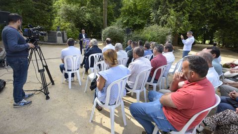 Inauguraci�n de la rehabilitaci�n del parque jard�n y la carballeira de Caldas de Reis