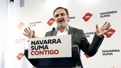Javier Esparza (UPN) se present� con PP y Ciudadanos en la coalici�n Navarra Suma
