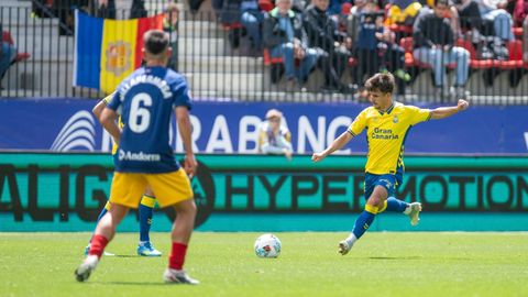 El Las Palmas cay&oacute; goleado el domingo en Andorra, en un duelo entre dos de los pr&oacute;ximos rivales del Deportivo