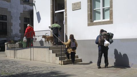 Cocina Econ�mica de Santiago reparte comida para personas necesitadas