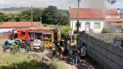 Incendio urbano en el lugar de Tragove
