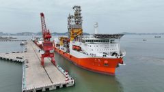 El barco perforador chino que pretende alcanzar el manto terrestre. 