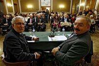 Miguel Santalices e Ram�n Villares no acto do Liceo.