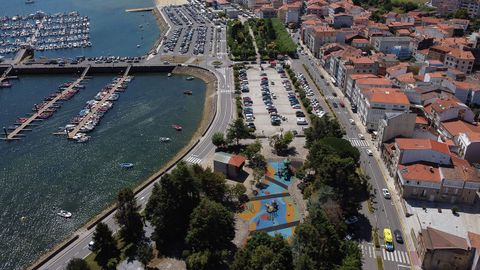 Fachada marítima de A Pobra.